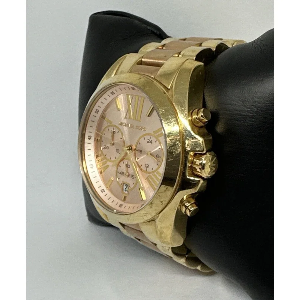 Michael Kors Bradshaw MK6359 Womens Two-Tone Stainless Steel Analog Watch HME621